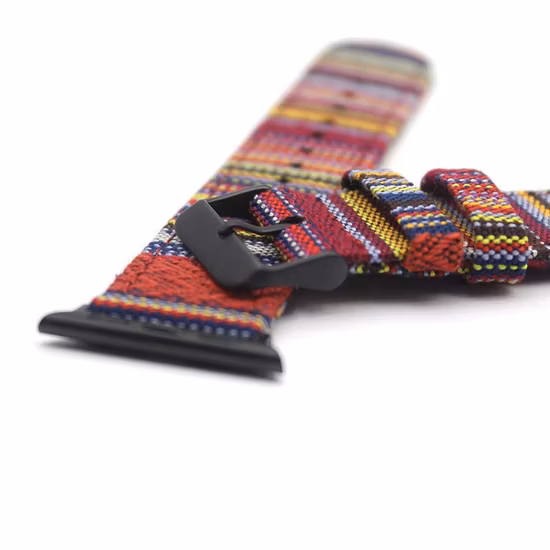 20/22mm Apple Watch用最新高品質クイックリリースキャンバス腕時計ストラップ